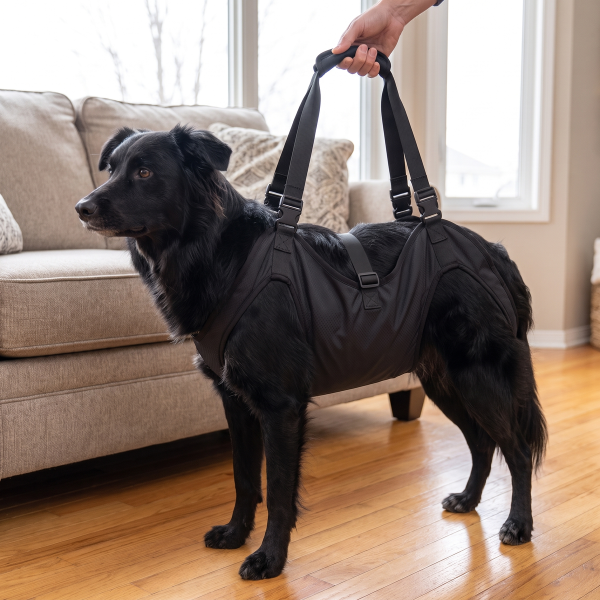 Dog Harness with Handle - Full Body Support Sling for Dogs