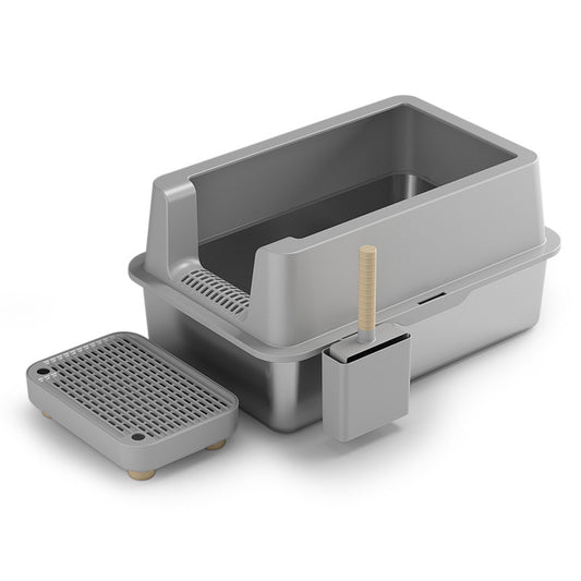XL Front Entry Stainless Steel Litter Box