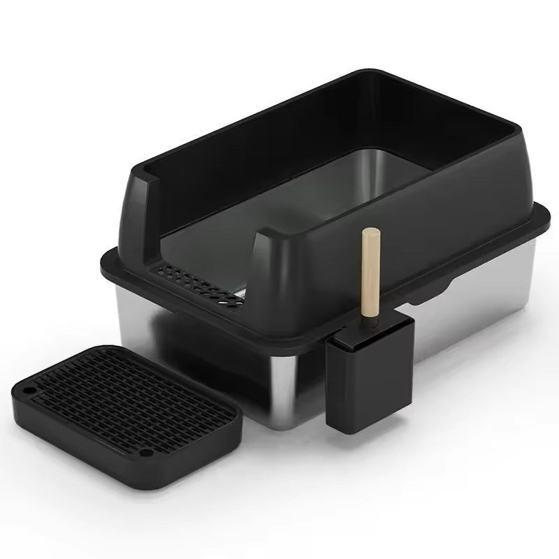 XL Front Entry Stainless Steel Litter Box