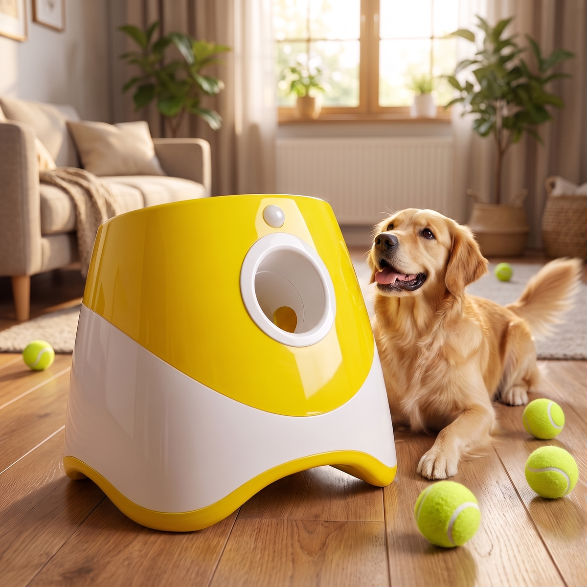 Dog Ball Launcher - Automatic Interactive Fetch Machine