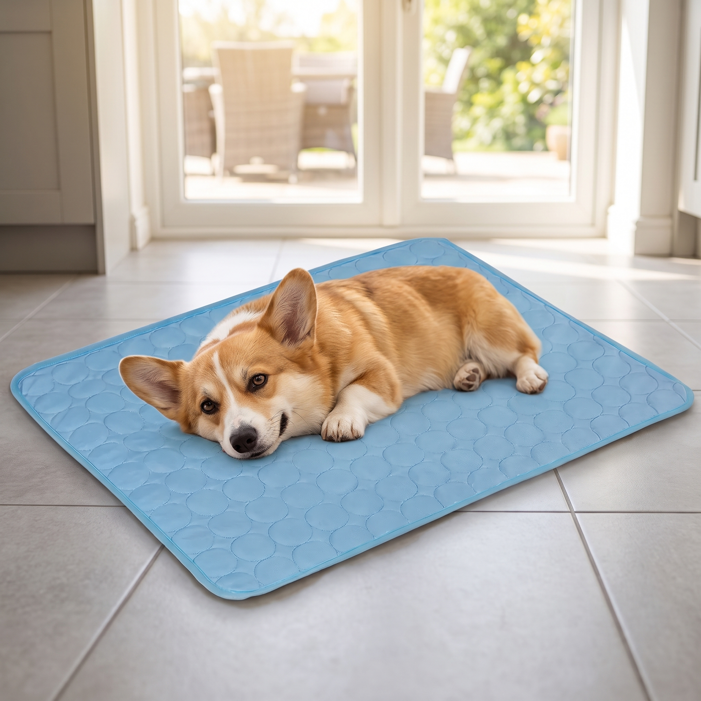 Dog Cooling Mat - Self Cooling Pet Pad for Dogs and Cats