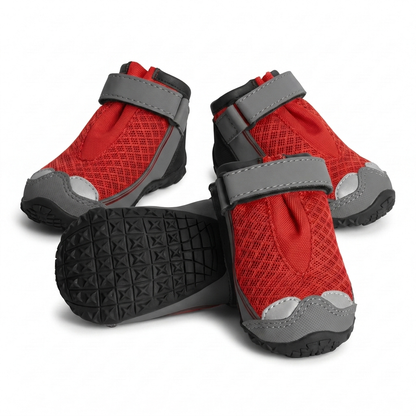 Dog Boots with Waterproof Grip Soles, Paw Protection Set of 4